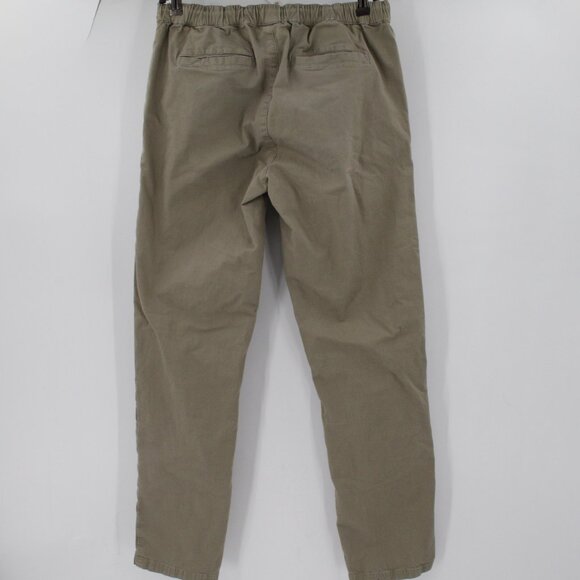 pact pants men's large drawstring flat front green 30x31 organic cotton blend - Picture 4 of 12